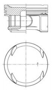 Piston 82,00mm M.benz 271 02-16