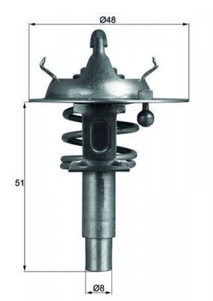 Termostat 90?c M.benz 171 203 204 209 211 02-12 