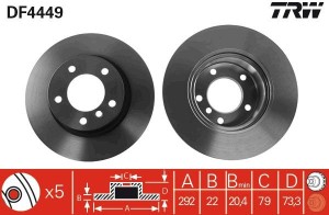 Fren Diski On Bmw E81 82 87 88 90 05-14