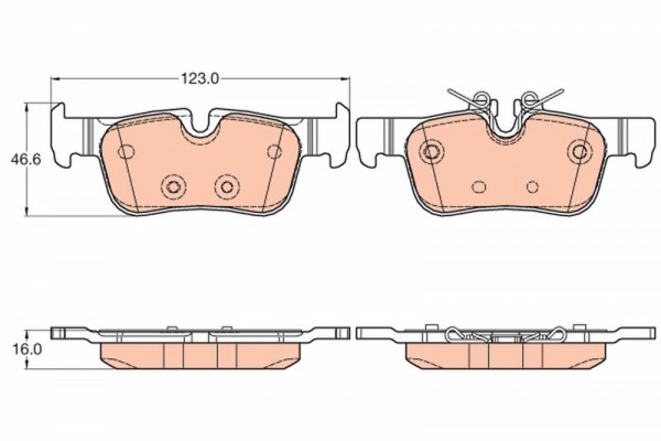 Fren Balatasi Arka Bmw B37 38 47 48 Ib1 13- 
