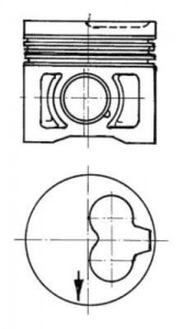 Piston 79,51mm Vag 80 100 Cad2 Go3 Pas Po3 T4 89-