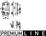 Yağ soğutucusu, otomatik şanzıman BEHR *** PREMIUM LINE ***