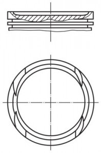 Piston 89,90mm M.benz 124 202 210 93-03