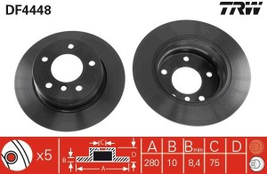 Fren Diski Arka Bmw E81 87 08-12