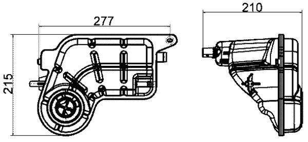 Yedek Su Deposu Audi A6 05-08 