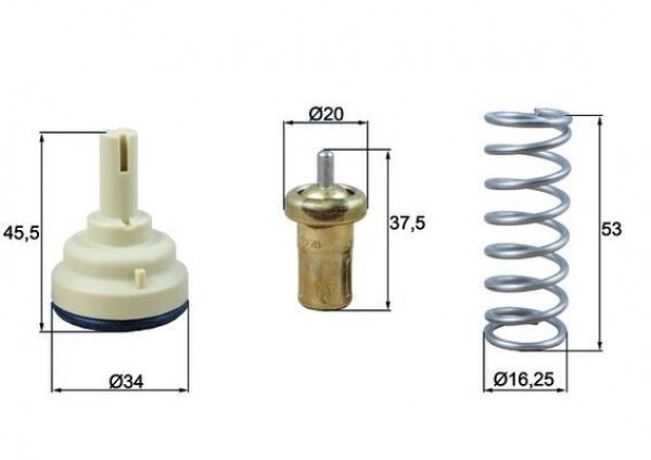 Termostat 105?c Vag A1 A3 Go5-6 Jet3-4 Pas 07-17 