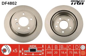 Fren Diski Arka Bmw E81 84 87 90 91 92 93 05-14