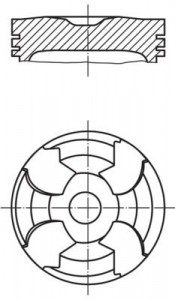 Piston 87,50mm M.benz 124 202 210 93-03