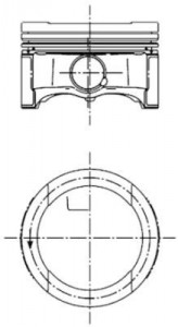 Piston 81,01mm Vag A3 A4 Bo1 Cad3 Go4-5-6 Jet3 Pas 00- 