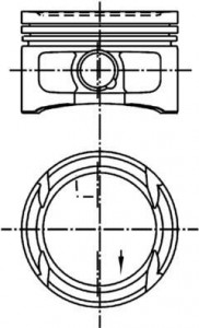 Piston 77,01mm Vag Ibiza3 Polo 01- Yeni Kod: Ks-99909621