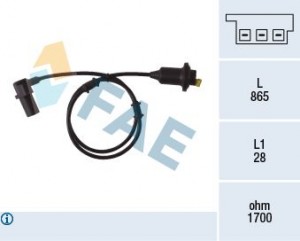 Abs Sensoru Arka M.benz 168 414 97-