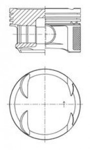 Piston 82,00mm M.benz M271 08-14