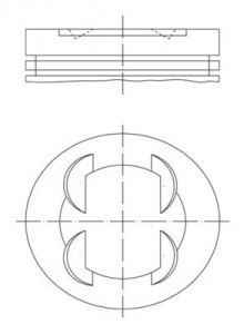 Piston 86,40mm Bmw E36 95-02