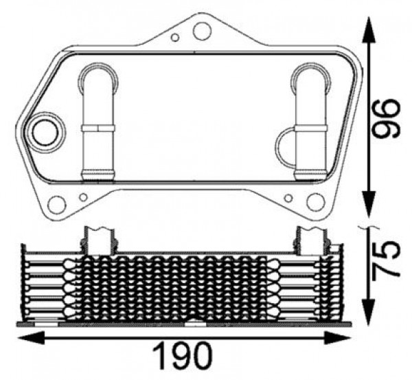 Radyator Yag Sanziman (otomatik) Audi A3 1.8t,2.0t 