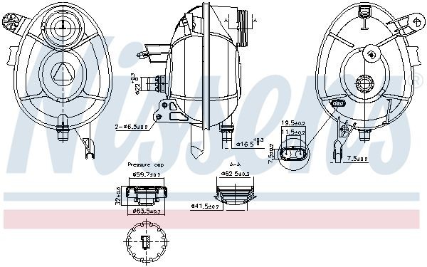 Genlesme Tanki 0,7lt M.benz 256 264 274 276 626 651 654 13- 