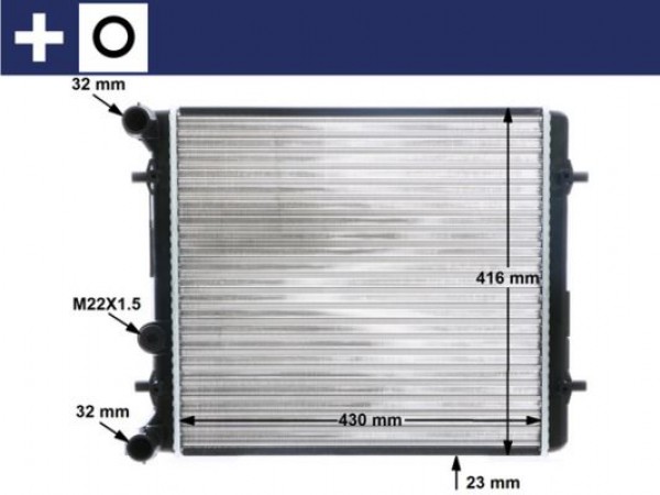 Radyator Su Vw Golf Iv (1j1) 