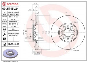 Fren Diski (tek Disk) On Vag 100 A4 A6 Passat