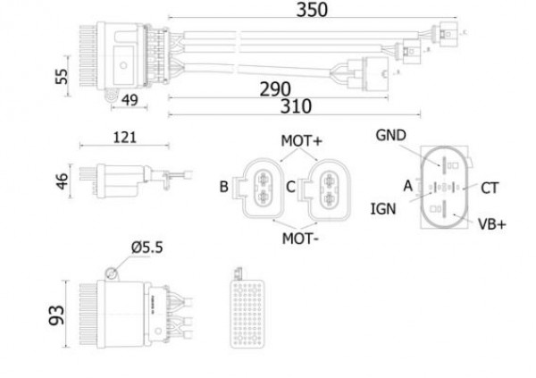 Fan Kontrol Unitesi Audi A4 B8 Avant (8k5) 