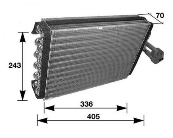 Evaporator Mb C-cl. (w202) 