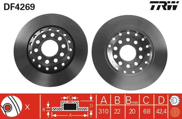 Fren Diski Arka Vag A8 02-11 
