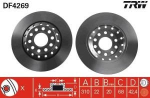 Fren Diski Arka Vag A8 02-11