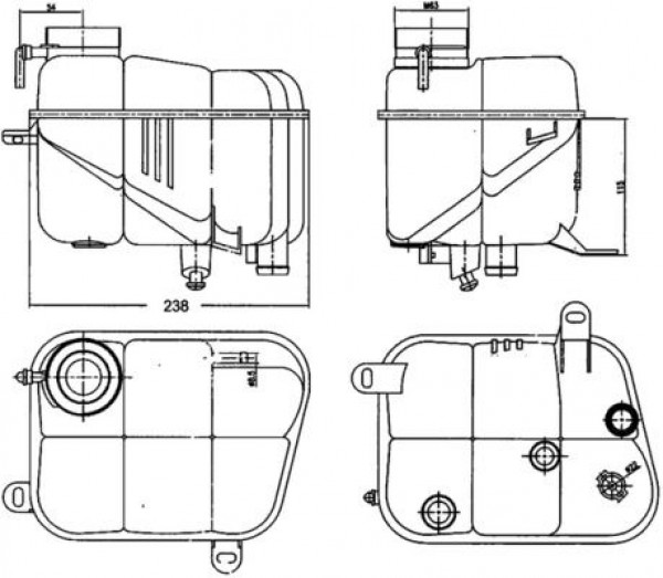 Genlesme Tanki Mercedes W140  C140 