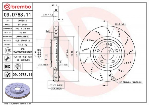 Fren Diski (tek Disk) Arka M.benz W463 18- 