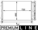 Alçak ısı soğutucusu, turboşarj soğutucusu BEHR *** PREMIUM LINE ***
