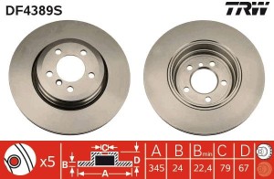 Fren Diski Arka Bmw E65 66 67 01-09