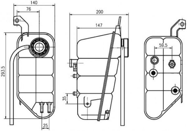 Genlesme Tanki Mercedes W220  C215  W463 