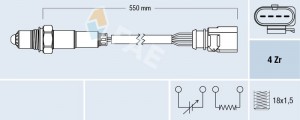 Lambda Sensoru Vag A3 A4 A5 Cad3 Go5-6 Jet3 Pas Po5 03-