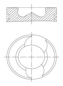 Piston 81,01mm Vag T5 03-11