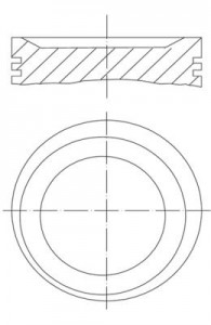 Piston 85,50mm Bmw E36 46 97-03 