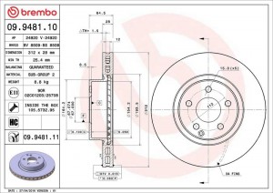Fren Diski (tek Disk) On M.benz 211 219 03-11