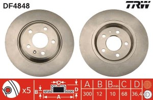 Fren Diski Arka Vag A4 A5 A6 A7 Q5 07-18 