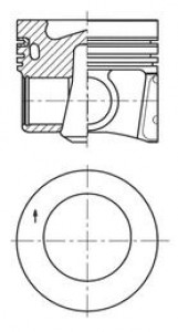 Piston 79,50mm Vag A1 A3 Go7 Pas 13-