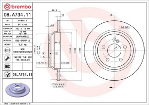 Fren Diski (tek Disk) Arka M.benz 221 230 06-14