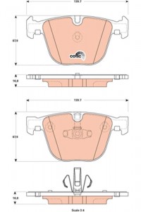 Fren Balatasi Arka Bmw N47 52 54 55 57 63 11-18