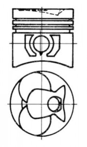 Piston 90,90mm M.benz Om616 617 73-01