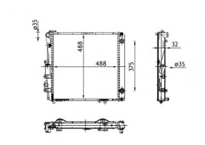 Radyator Mb S-cl. (w126)