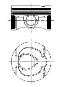 Piston 82.00mm M.benz 172 204 207 212 07-