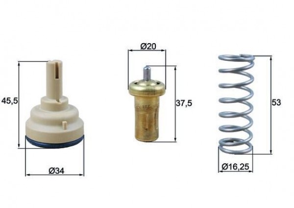 Termostat 95?c Vag Go6 Jet4 Tiguan 08-19 