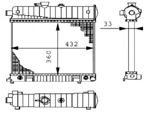 Radyator Mb C- E-cl. (w202 W210) 