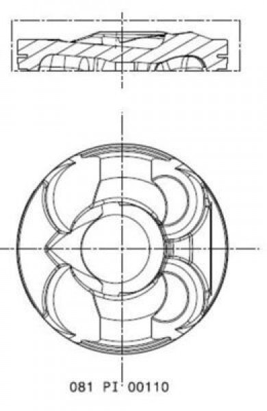 Piston 77,00mm Bmw F20 21 30 31 80 11-20 