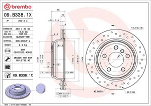 Fren Diski (tek Disk) Arka Bmw B38 46 47 48 N13 20 26 47 12-20