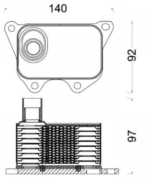 Radyator Yag Audi A3, A4 1.8,2.0 Tfsi 