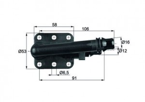 Termostat 82?c Bmw E60 61 63 64 65 66 67 01-11