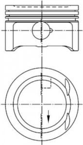 Piston 90,91mm M.benz M111 95-06
