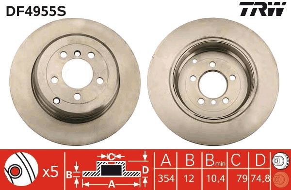 Fren Diski Arka Land Range Rover2 94-13 