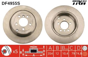 Fren Diski Arka Land Range Rover2 94-13